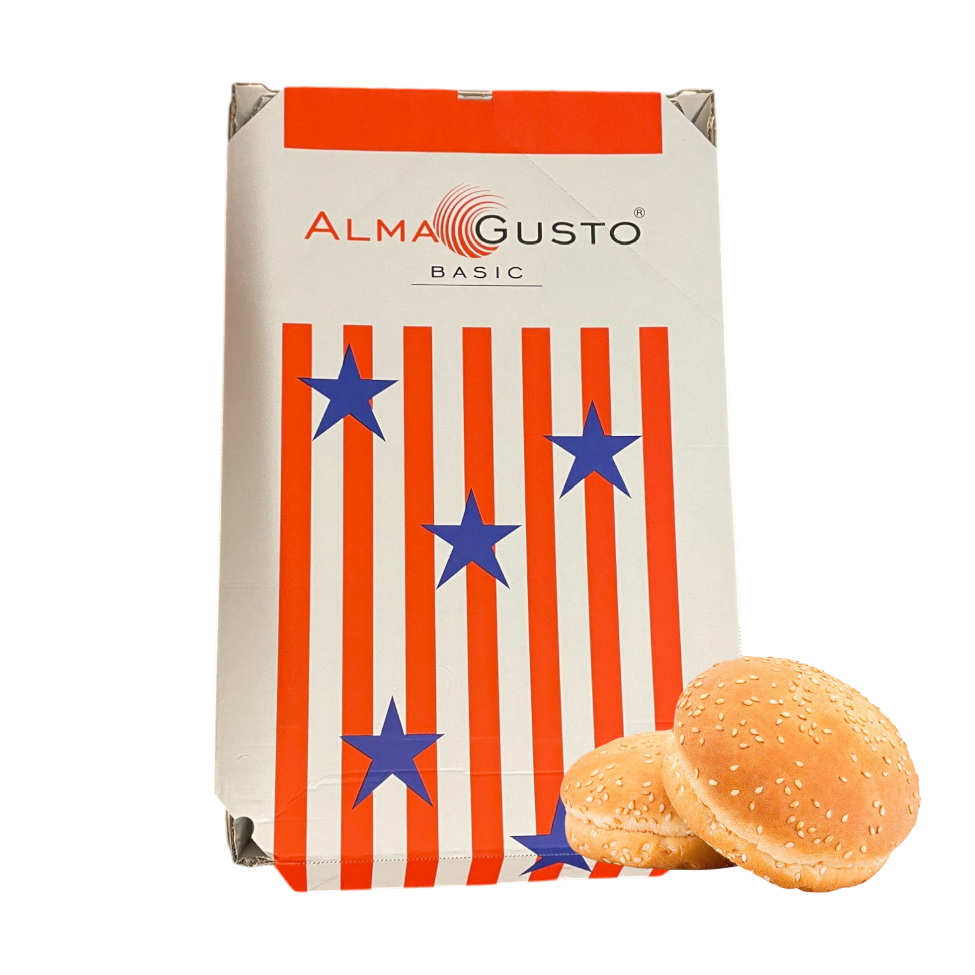 AlmaGusto American Hamburger zsemle 120mm 80gr